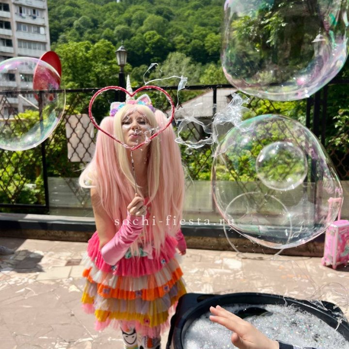 Шоу мыльных пузырей в Оренбурге
