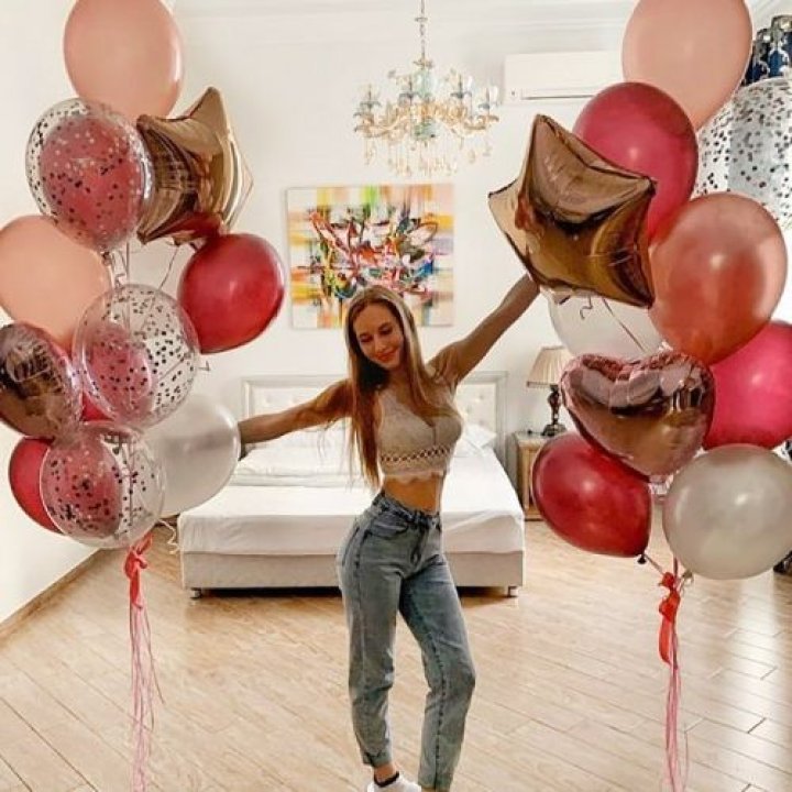 Фонтаны шаров "Селебрити" в Оренбурге