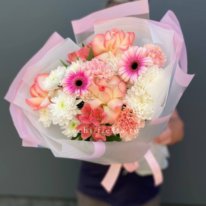 Яркий букет "Спринг" в Оренбурге