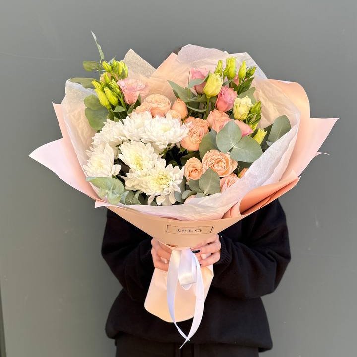 Букет "Персиковая нежность" в Оренбурге