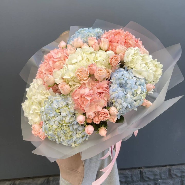 Дуо гортензии и бомбастик в Оренбурге