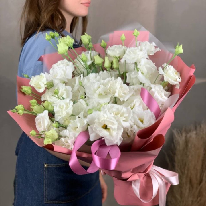 Букет эустом "Пудра" в Оренбурге