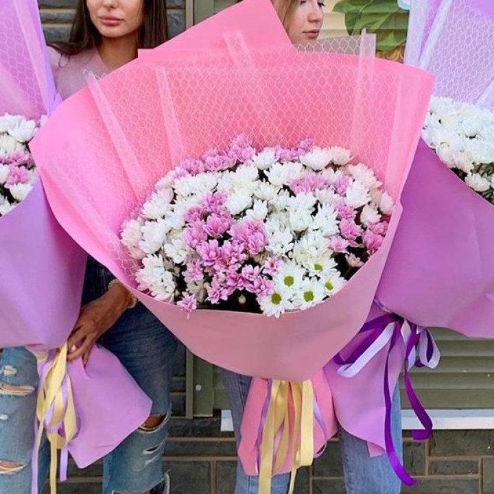 Букет хризантем №3 в Оренбурге