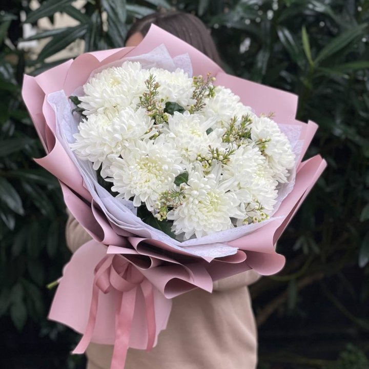 Букет хризантем №1 в Оренбурге