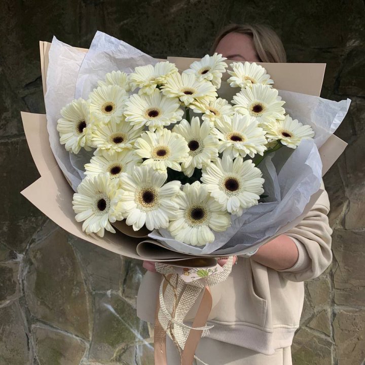 Букет голландских гербер "Шейн"" в Оренбурге