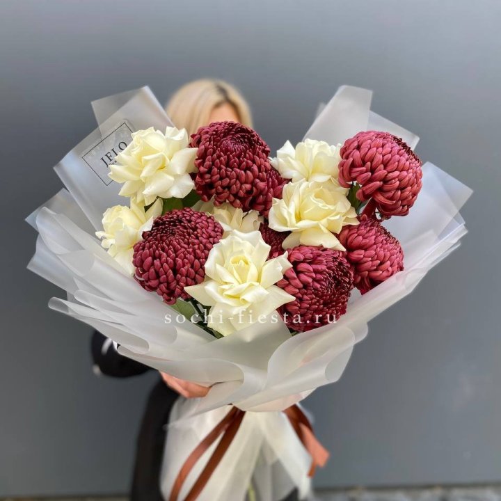 Дуо бигуди и розы в Оренбурге