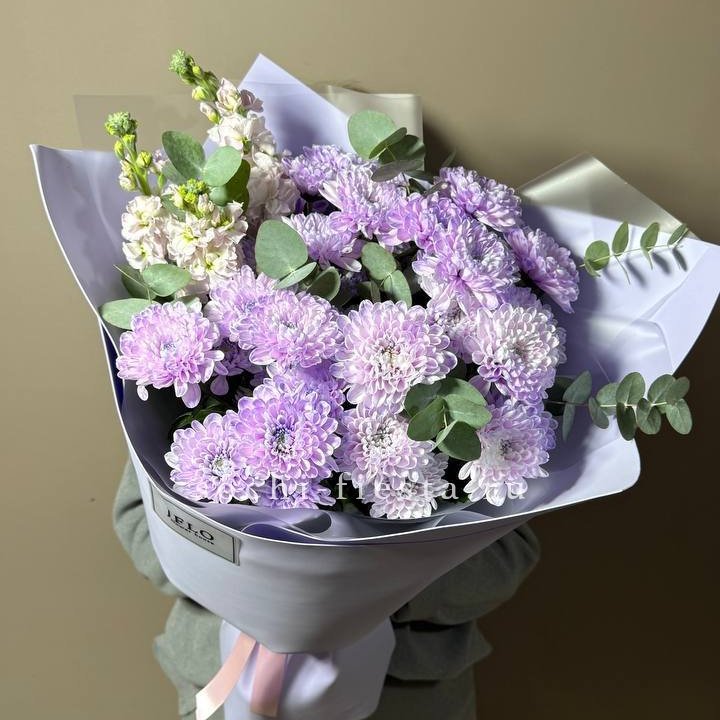 Дуо хризантема и маттиола в Оренбурге