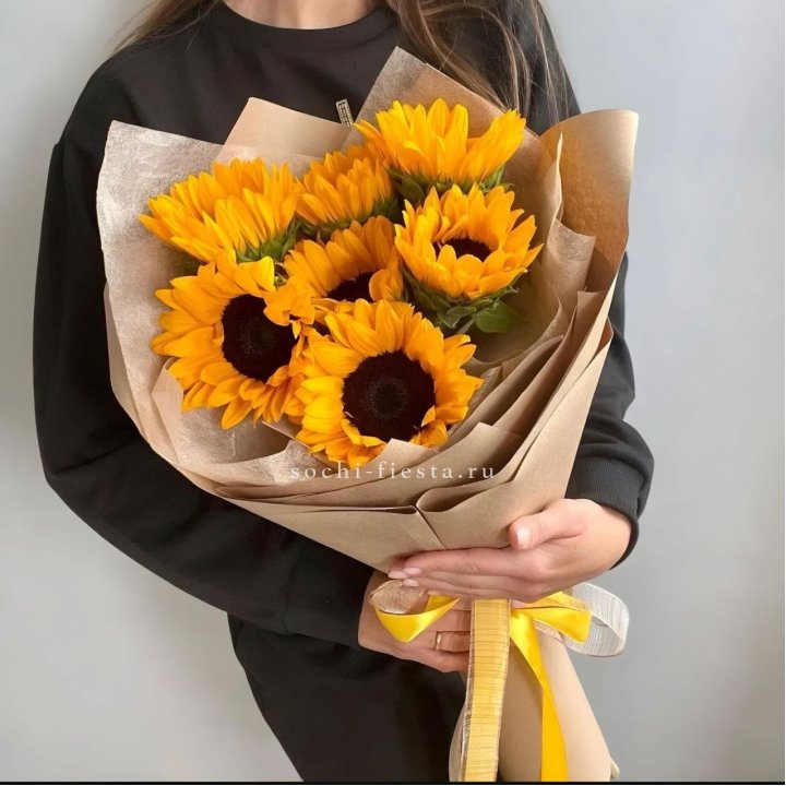 Букет из подсолнухов в Оренбурге