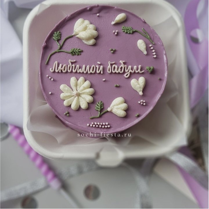Бенто-торт "Любимой бабуле" в Оренбурге