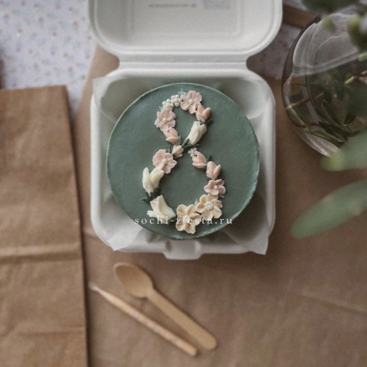 Бенто-торт "8 марта" green  в Оренбурге