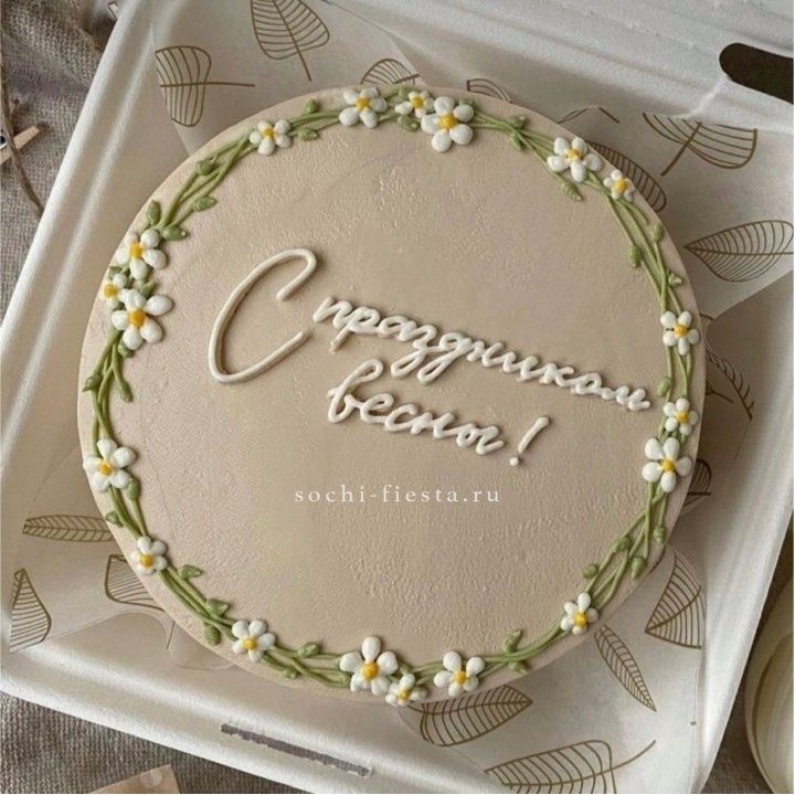 Бенто-торт "C праздником весны!"  в Оренбурге