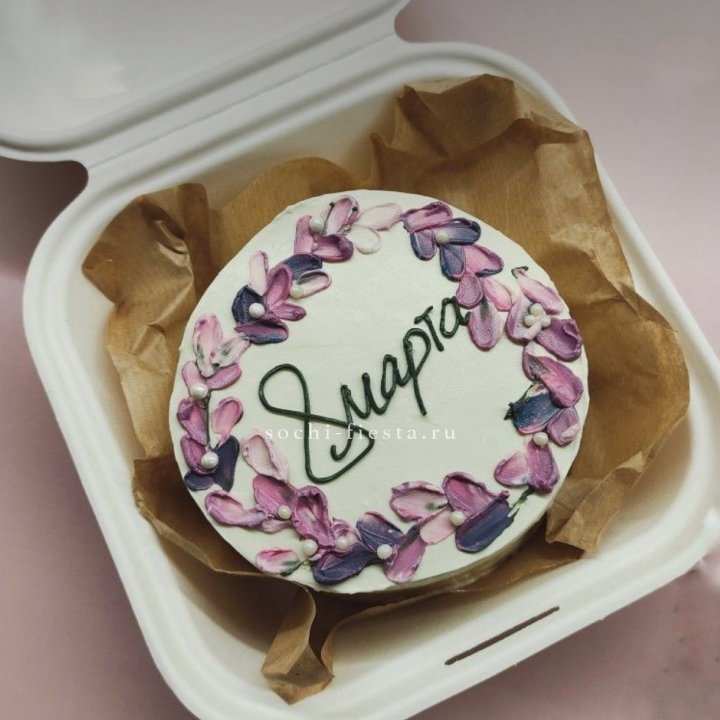 Бенто-торт "8 марта цветы"  в Оренбурге