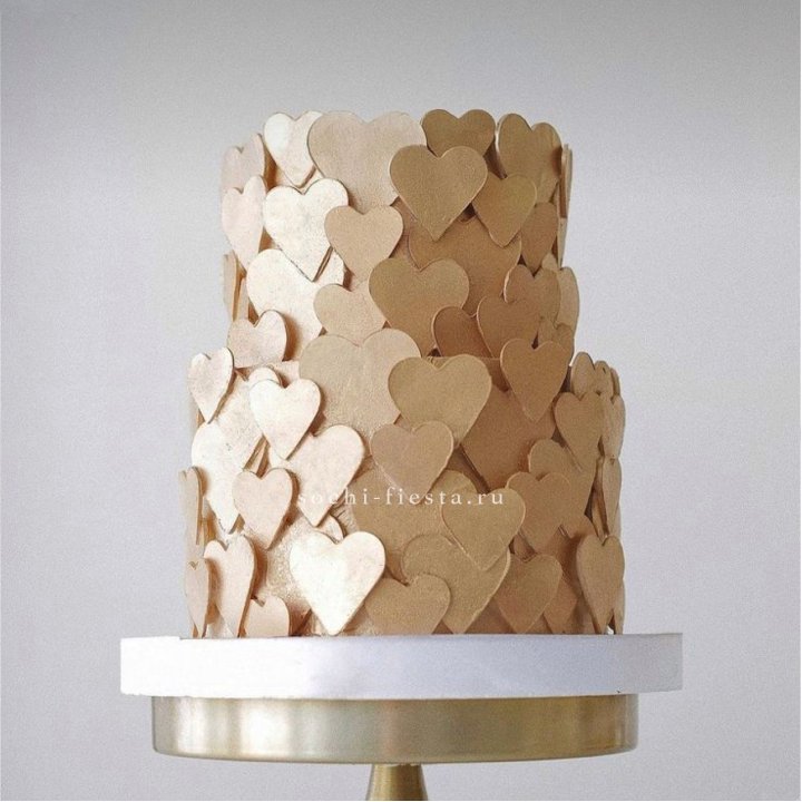 Торт "Hearts" gold в Оренбурге