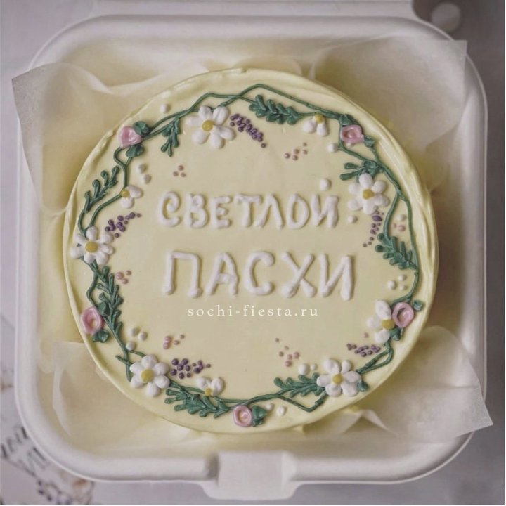 Бенто-торт "Светлой Пасхи" 2 в Оренбурге