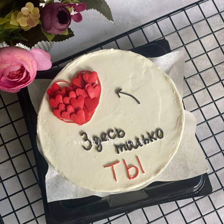Бенто-торт "В моем сердце только ты"  в Оренбурге