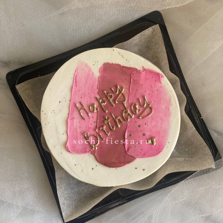 Бенто-торт "С днём рождения" пастель в Оренбурге