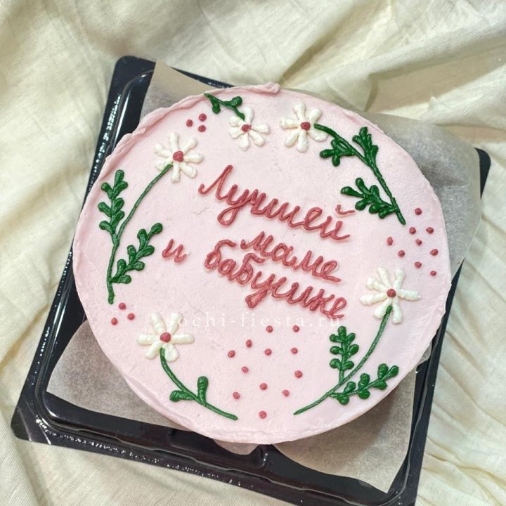 Бенто-торт "Лучшей маме и бабушке"  в Оренбурге