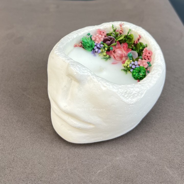 Свеча ароматическая в гипсе  в Оренбурге