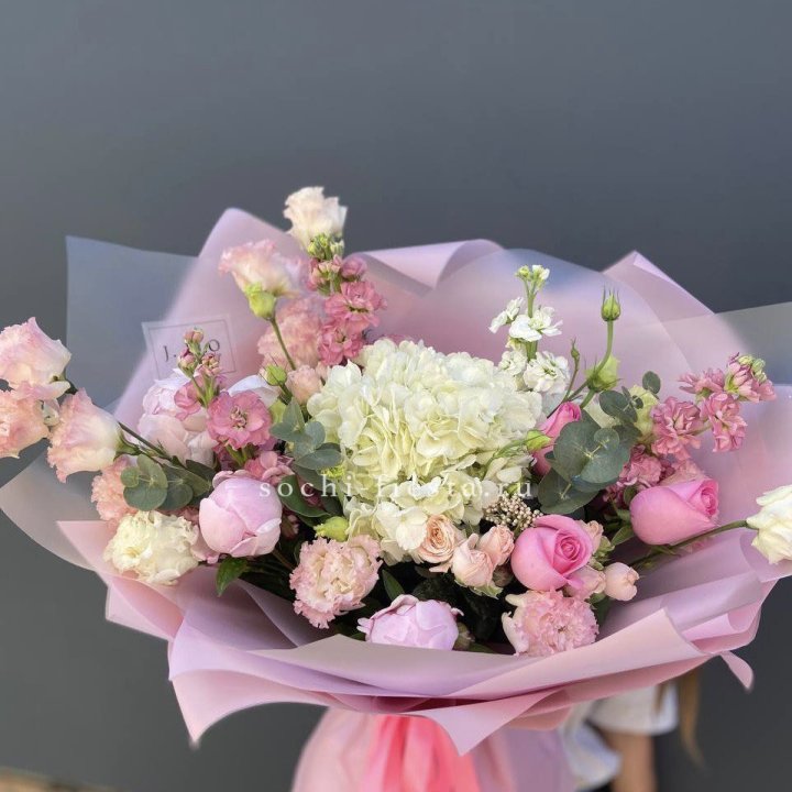 Дизайнерский букет "Фламинго" в Оренбурге