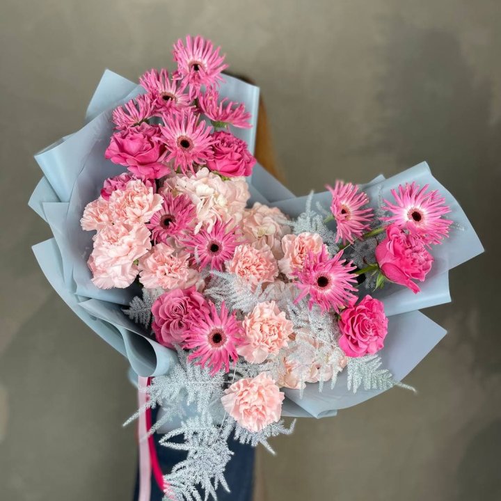 Дизайнерский букет "Свит хаер" в Оренбурге