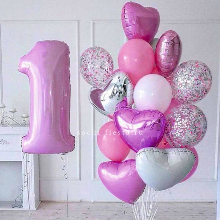 Набор шаров "С днем рождения" в Оренбурге
