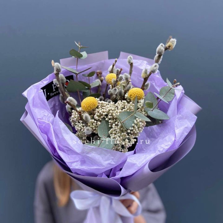 Букет с Вербой №1 в Оренбурге