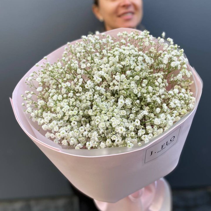 11 белых гипсофил в фоамиране в Оренбурге