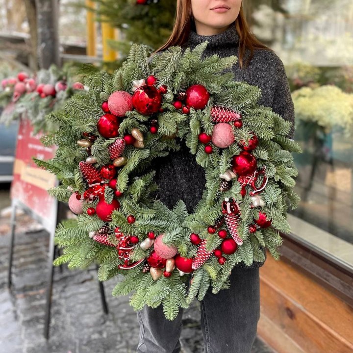 Рождественский венок  в Оренбурге