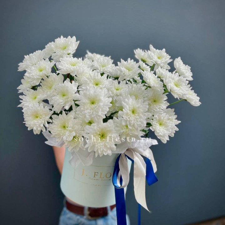 Коробка с хризантемами №3 в Оренбурге