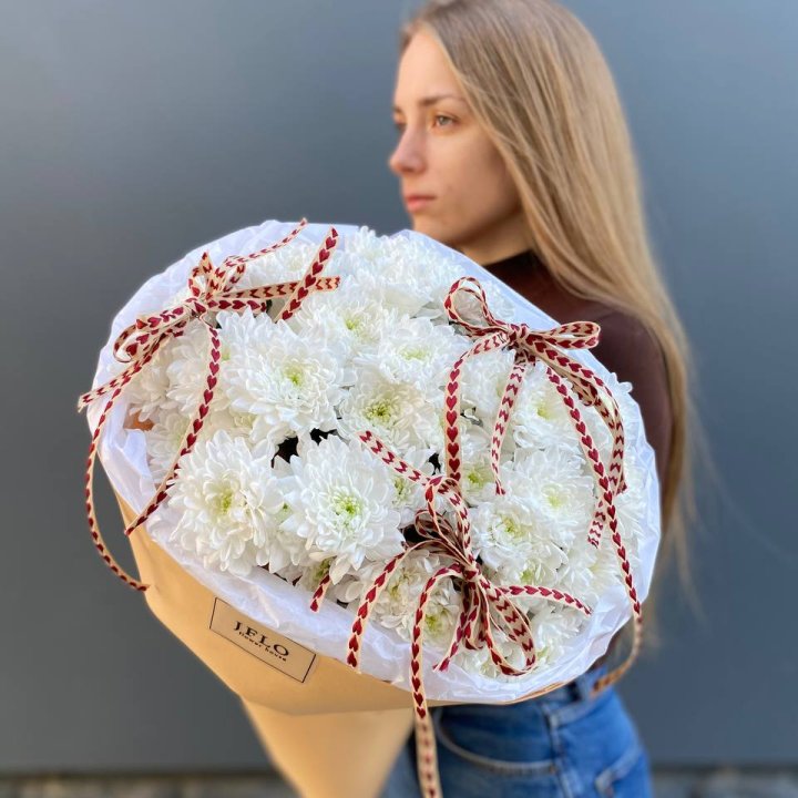 Букет "Хризантемы с любовью" в Оренбурге