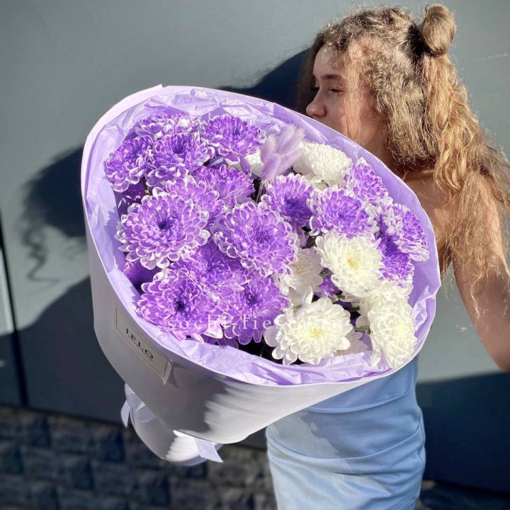  Букет хризантем "Сирена" в Оренбурге