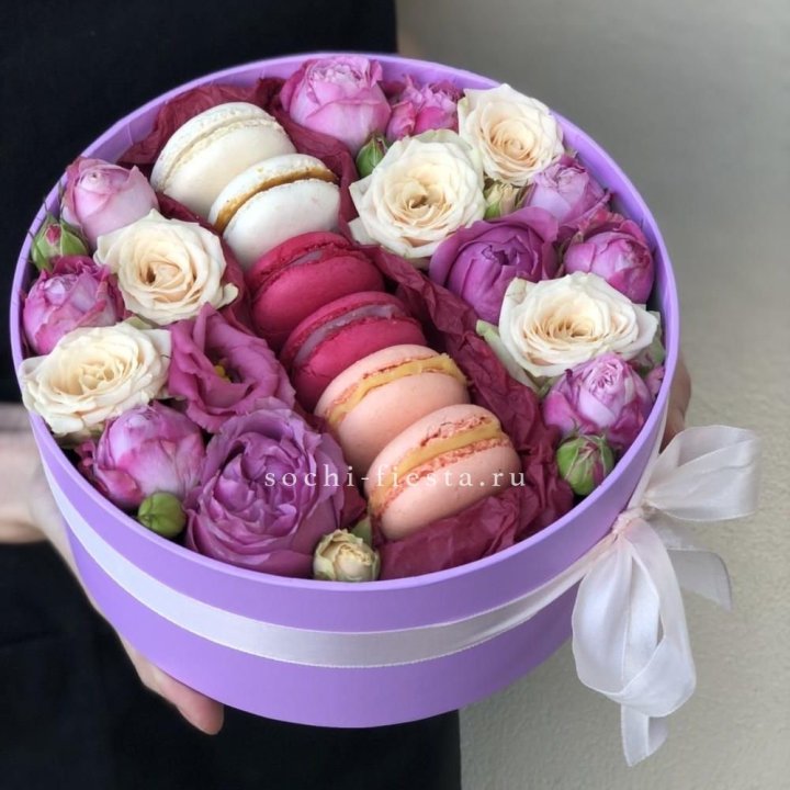 Цветочный бокс "Лаванди" в Оренбурге