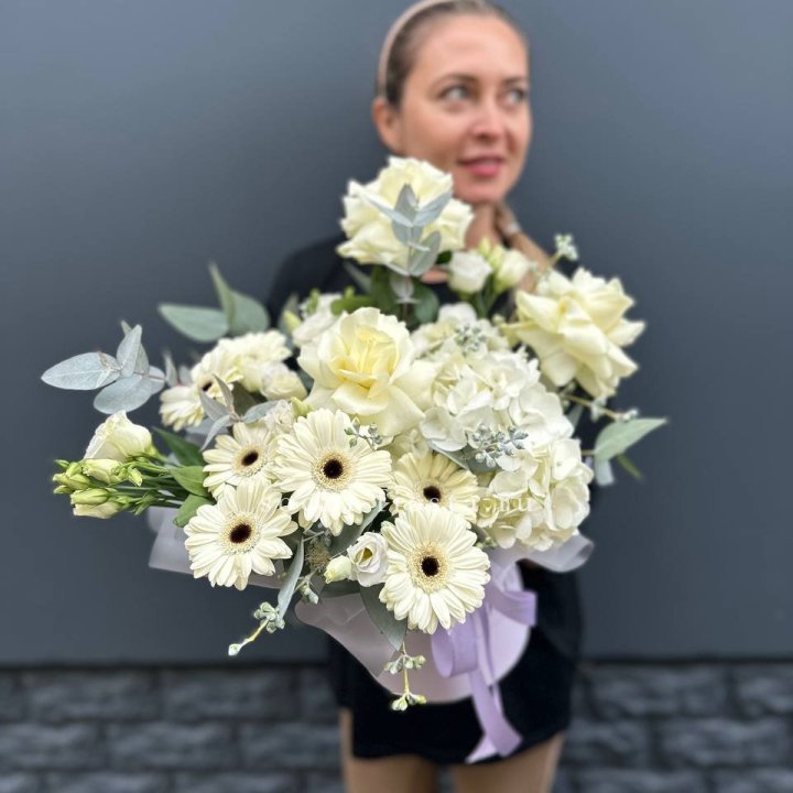 Цветочный бокс "Лавандовый сон" в Оренбурге