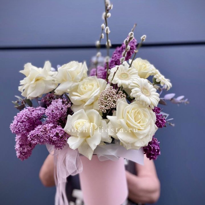 Цветочный бокс "Светлое Воскресенье" в Оренбурге