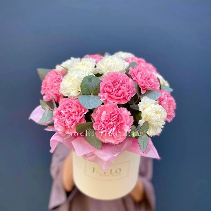 Диантусы в цилиндре в Оренбурге