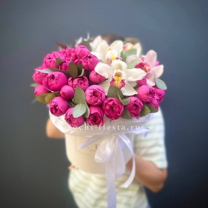 Бокс дуо мисти и орхидеи в Оренбурге