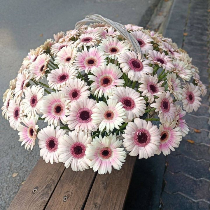 Корзина с герберами  в Оренбурге