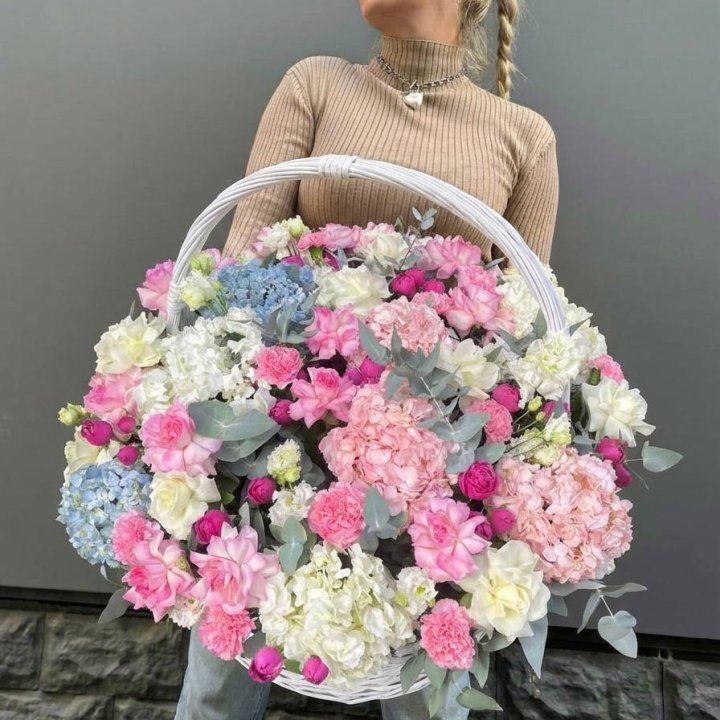 Цветочная корзина №3 в Оренбурге