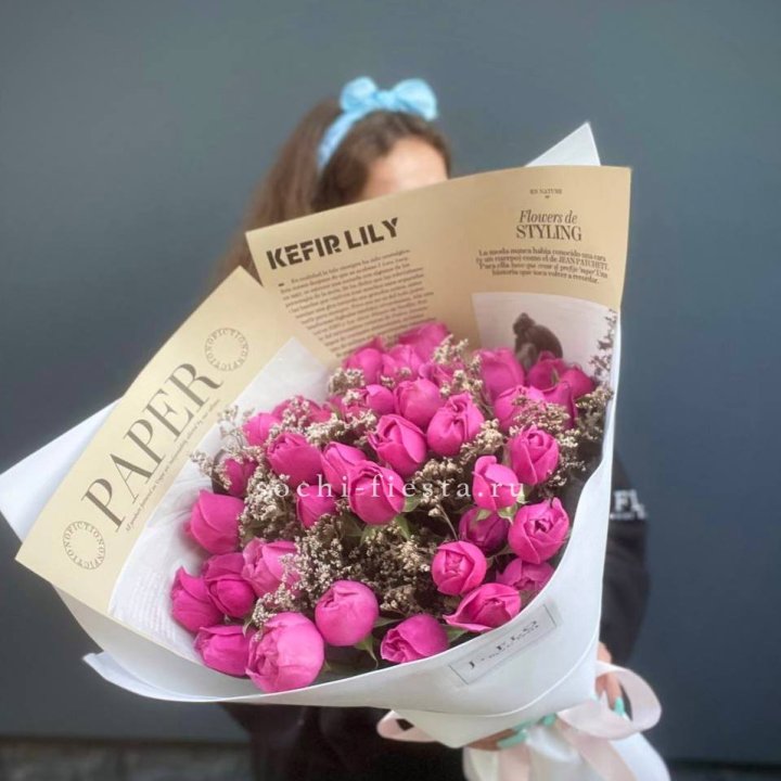 Пионовидные розы баблс №3 в Оренбурге