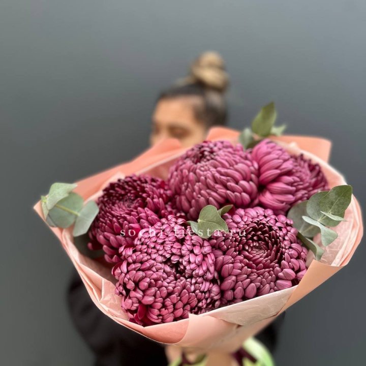 Хризантемы  Бигуди  в Оренбурге