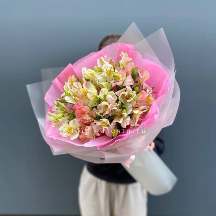 букет альстромерий "Черри" в Оренбурге