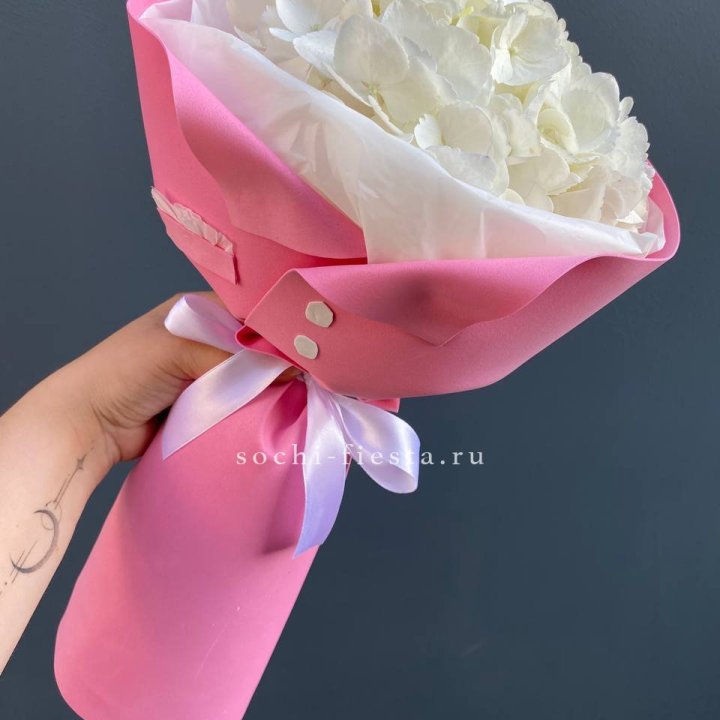 Гортензия в розовом пиджаке в Оренбурге