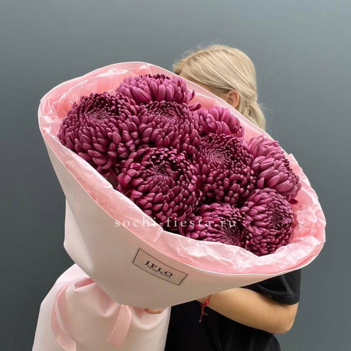 9 хризантем бигуди в Оренбурге