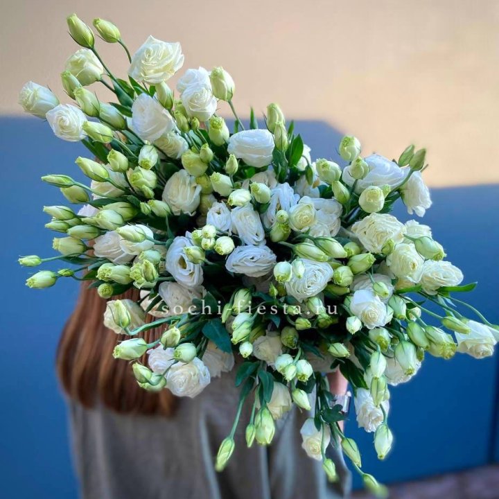 Охапка эустомы в Оренбурге