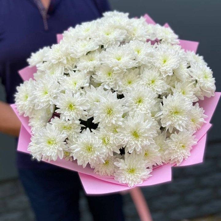  Букет 15 хризантем  в Оренбурге