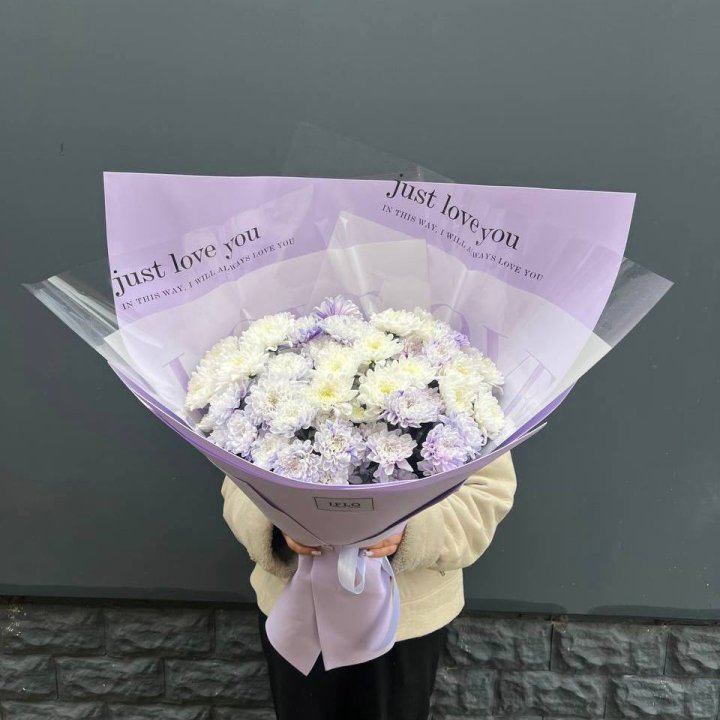 9 воздушных хризантем в Оренбурге