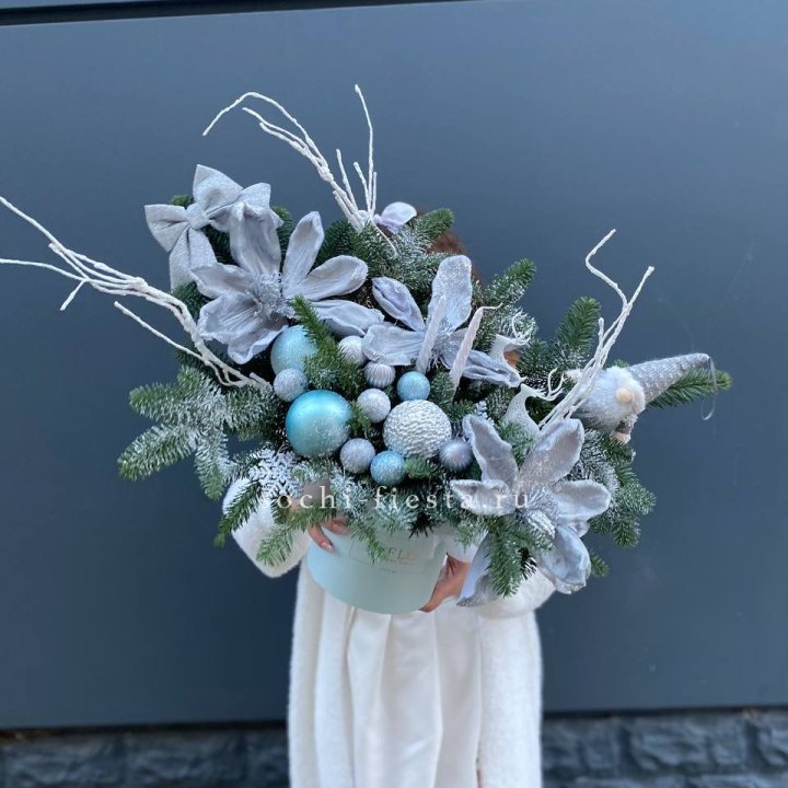 Композиция "Снежный цветок" в Оренбурге