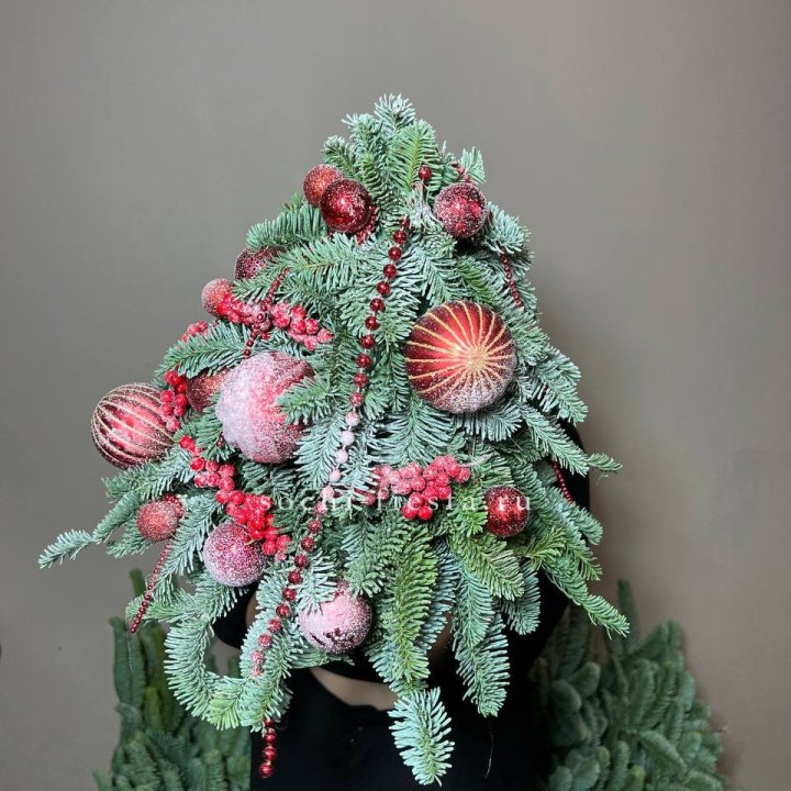 Ёлка красная в Оренбурге