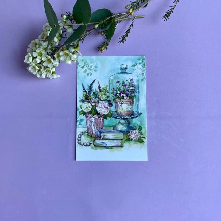 Открытка к букету "Книги" в Оренбурге