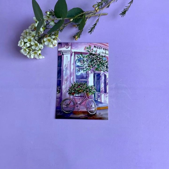 Открытка к букету "Розовый" в Оренбурге